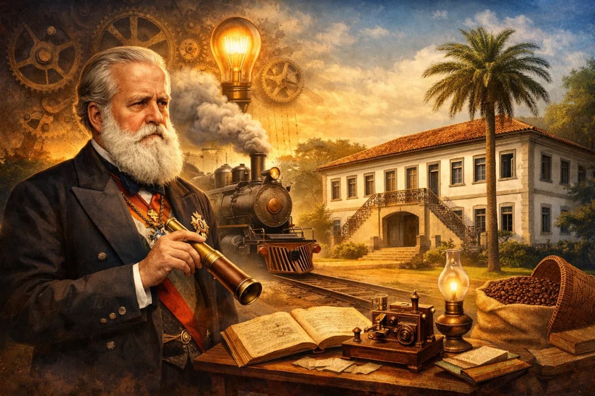 Fazenda de Dom Pedro II aberta para mostrar tech da epoca